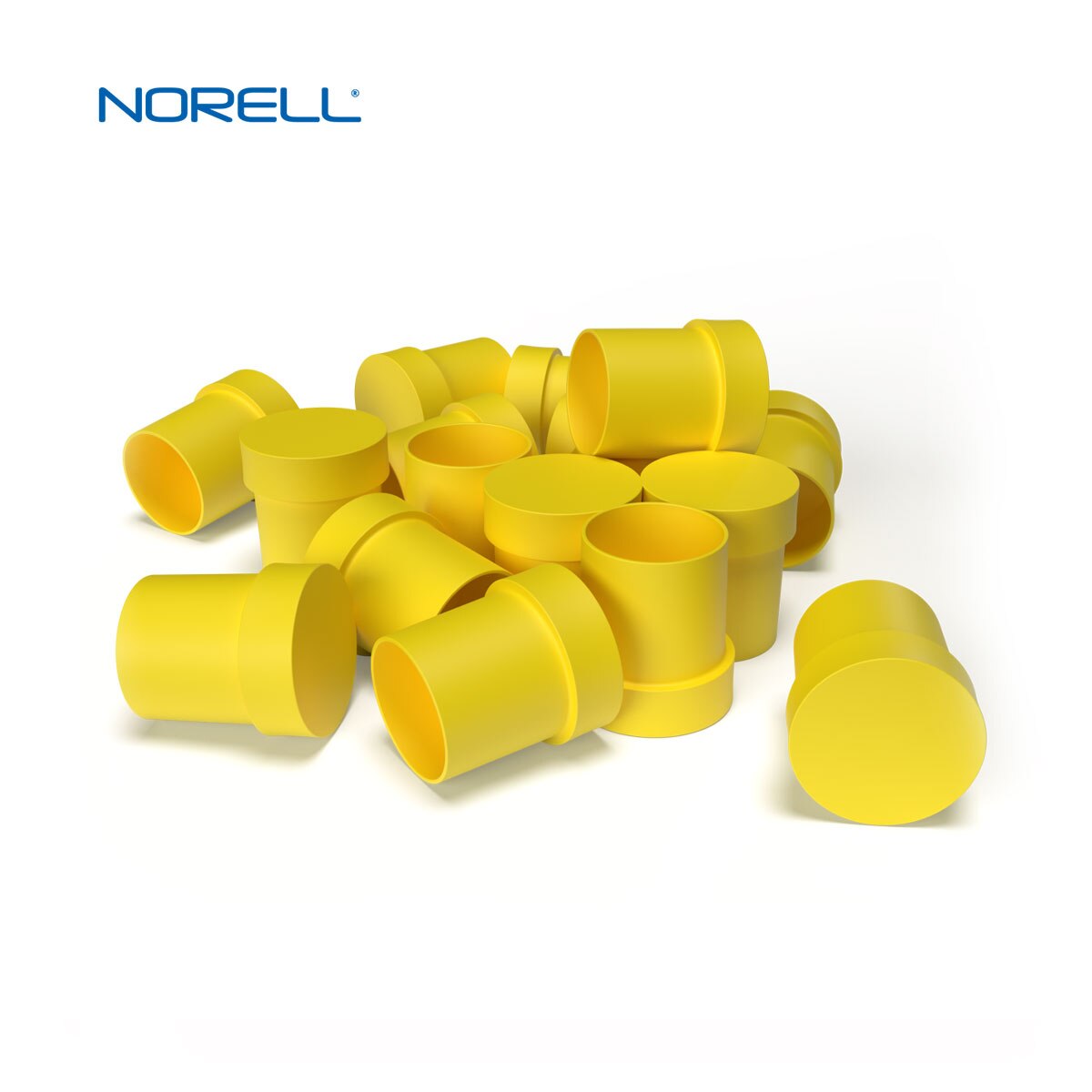 Economy 10mm NMR Tube Caps - Yellow | Norell®